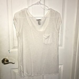 White, loose blouse